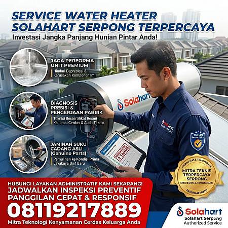 Investasi Jangka Panjang Hunian Pintar: Layanan Service Water Heater Solahart Serpong Terpercaya